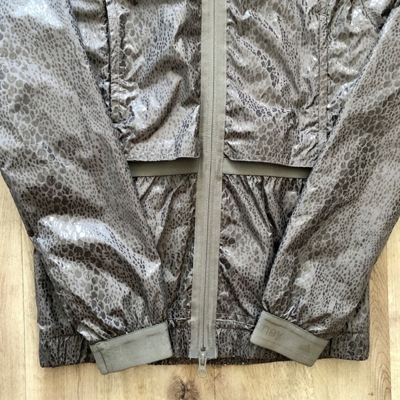Stella McCartney X Adidas, Grey, Leopard Print, Windbreaker, Jacket, Size S - Picture 8 of 16